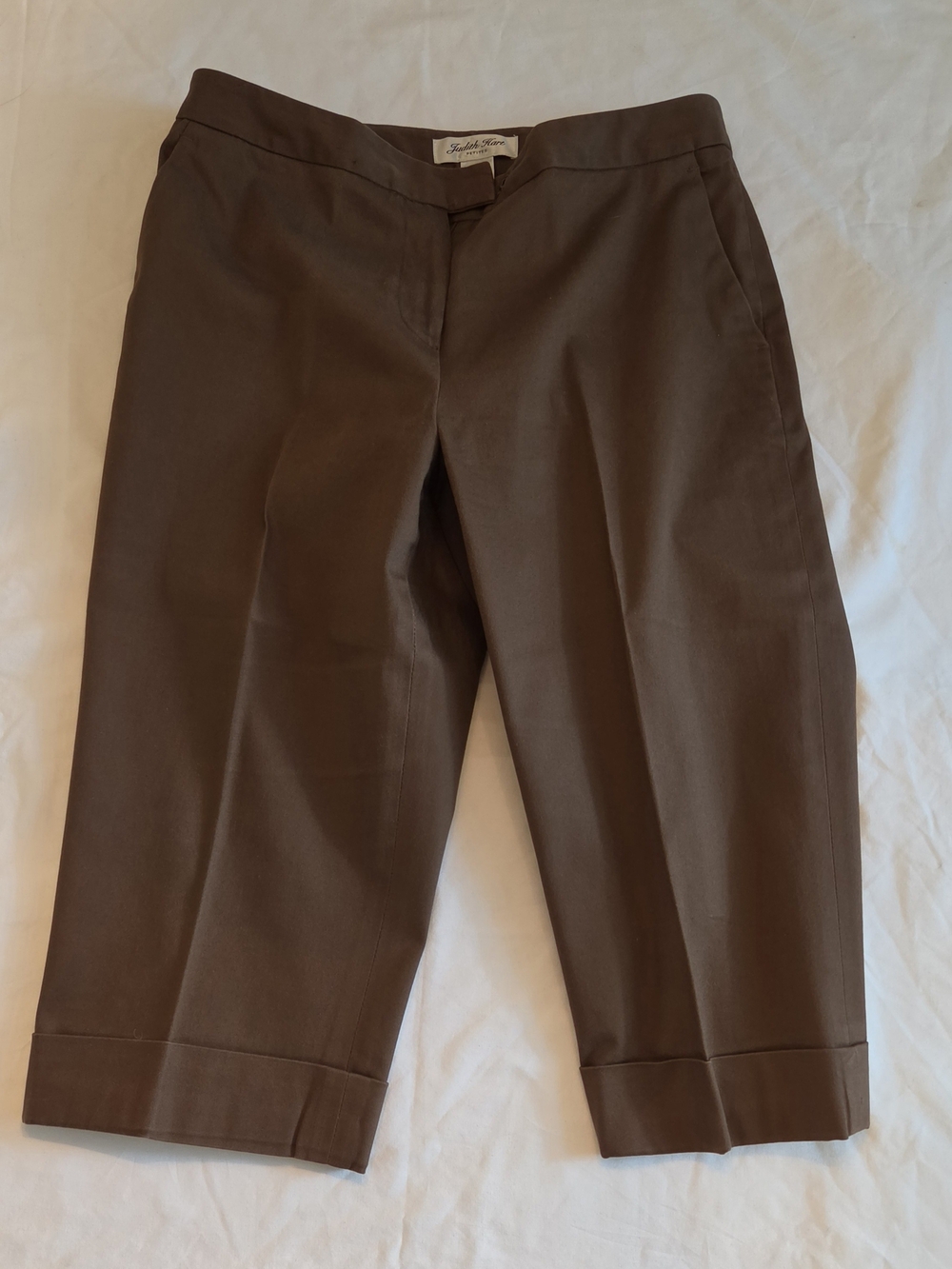 Judith March Brown Capri Pants Size 10P